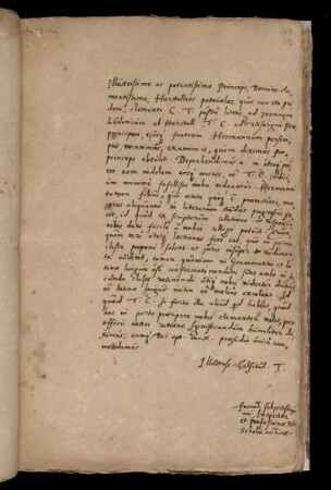 Prüfungsbericht; betrifft den Schüler Johann Ludwig von Harstall sowie Prinz Hermann; mit Vermerk des Landgrafen in Versform; [o.J.] Mai 19
