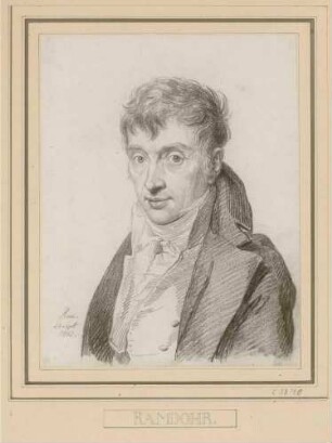 Bildnis Ramdohr, Friedrich Wilhelm Basilius von (1757-1822), Freiherr, Jurist, Diplomat, Kunsthistoriker, Schriftsteller