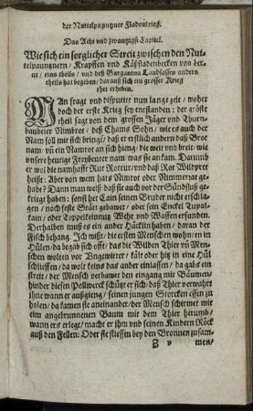 Das Acht und zwantzigst Capitel.