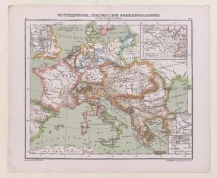 Mitteleuropa, Italien u. die Balkanhalbinsel seit dem Wiener Congresse.