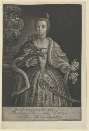 Bildnis der Theresia Gabriela von Menzel