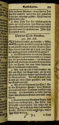 Von der Welt Eitelkeit.