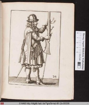 [Befehl - "Halt euere musquet mit der rechten handt in die hoehe und fasset euere furquet"]
