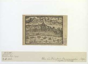 Ulm von Süden. Um 1590