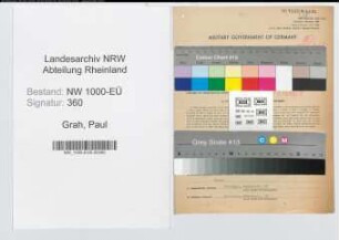 Entnazifizierung Paul Grah, geb. 28.10.1904 (Kaufmann)
