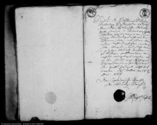 Testamentsakte des Michael Rechenberg