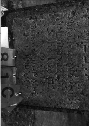 Grabstein 81 C (Detailaufnahme 3)