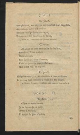 Scene II = Zweite Scene