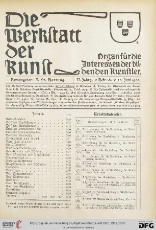 Inhalt / Arbeitskalender / Geplante Denkmäler / Eröffnete Ausstellungen / Erledigte Preisausschreiben / Geplante Denkmäler