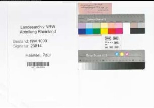 Entnazifizierung Paul Haensel, geb. 31.08.1889 (Buergermeister)