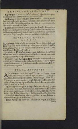 Scalarum ruina mortui.