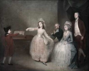 Das Menuett (Familienszene)