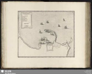 Plan du Port de Naples, tel qu'il étoit lors que le comyé d'Oliva estoit Vise-Roy