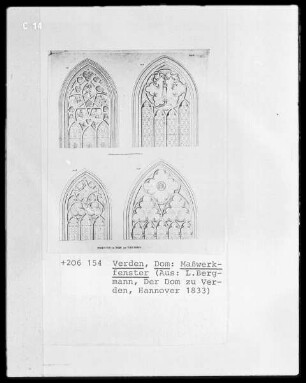 Verden (Aller), Dom, Maßwerkfenster