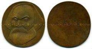 Medaille auf Karl Marx