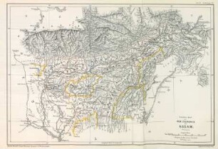 Sketch map of the province of Assam