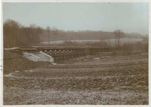 Foto einer Brücke beim Bahnbau Obermichelbach - Waldighofen