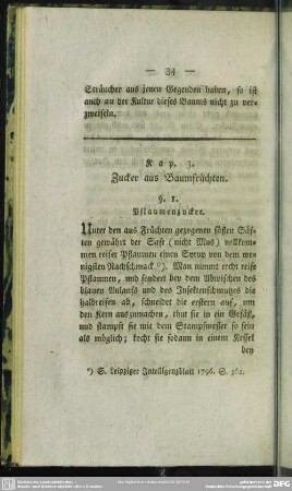 Kap. 3. Zucker aus Baumfrüchten