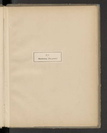 Pl. V. Hambourg. (Plan général.)