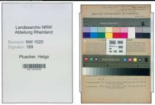 Entnazifizierung Helga Pluecker , geb. 22.11.1922 (Stenotypistin)