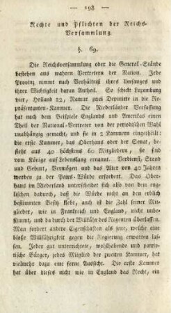 Rechte und Pflichten der Reichs-Versammlung