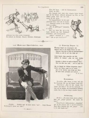 "Der Jagdhund" "Moderner Schriftsteller"