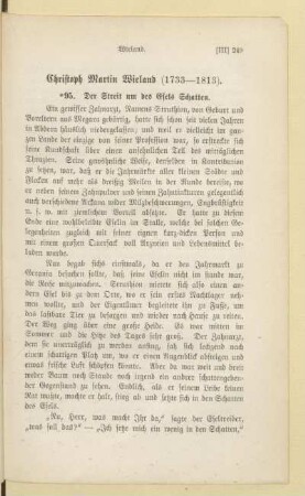 Christoph Martin Wieland (1733-1813)
