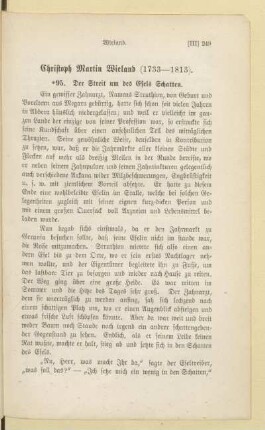 Christoph Martin Wieland (1733-1813)