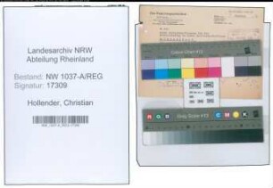 Entnazifizierung Christian Hollender , geb. 03.09.1903 (Buchhalter)