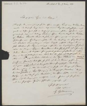 Brief an Friedrich Wilhelm Jähns : 09.03.1865