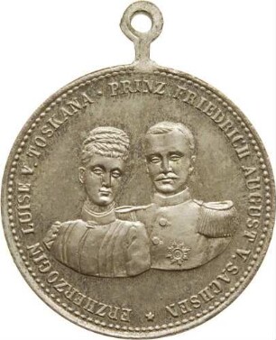 Prinz Friedrich August - Vermählung mit Luise von Österreich