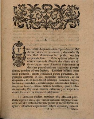 Specimen ... Botanico-Medicvm, 1. Quo radicum officinalium bonitatem ex vegetationis historia diiudicandam esse generatim demonstrat et simul praelectiones ... per semestre aestivum anni MDCCXLIII instituendas indicit
