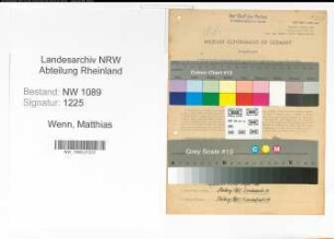 Entnazifizierung Matthias Wenn , geb. 13.06.1910 (Polizist)
