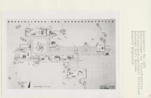 Ausstellungs - und Verkaufsstätten, Berlin-Mitte (Diplomarbeit bei Bernhard Hermkes): Grundriss Erdgeschoss 1:200