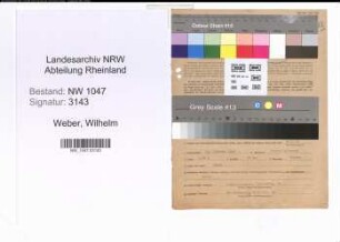 Entnazifizierung Wilhelm Weber , geb. 15.02.1903 (Geschaeftsfuehrer)