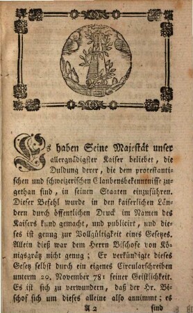 Katholische Betrachtungen über das Circular-Schreiben des Herrn von Hay ... über die Toleranz