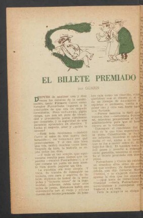 El billete premiado