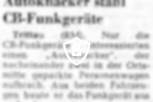 Autoknacker stahl CB-Funkgeräte