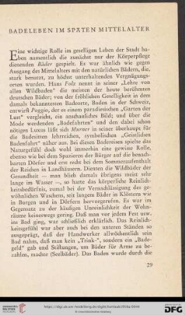 Badeleben im späten Mittelalter