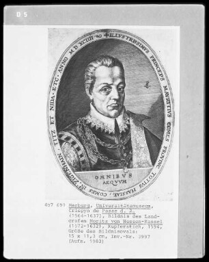 Bildnis des Landgrafen Moritz von Hessen-Kassel