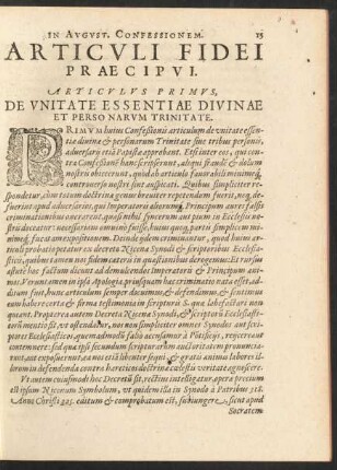 Articuli Fidei Praecipui.
