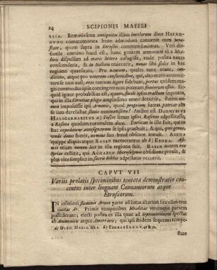 Caput VII Variis prolatis speciminibus tentata [...]