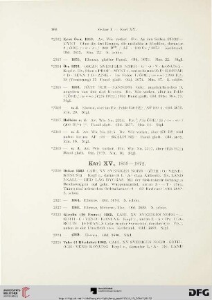 Karl XV. (Nr. 2320-2342)