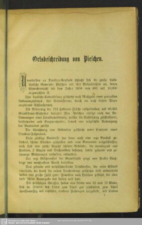 Ortsbeschreibung von Pieschen