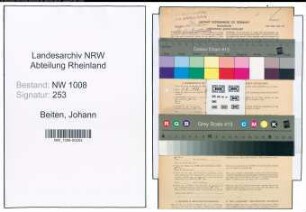 Entnazifizierung Johann Beiten , geb. 28.04.1899 (Arbeiter)