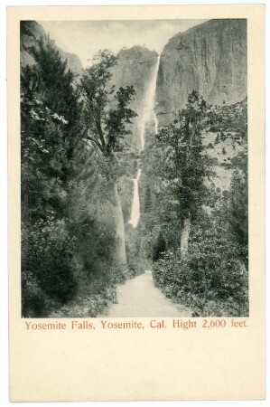 Yosemite. Yosemite Falls, Yosemite, Cal.