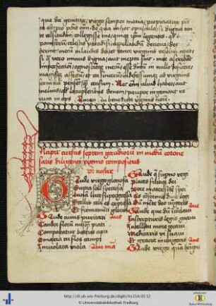 [54va - 57ra] Franciscus Wiler: Cursus septem gaudiorum beatae Mariae virginis.