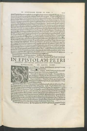 In Epistolam Petri Apostoli Secundam Annotationes Des. Erasmi Roterodami.
