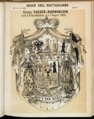 Taf. 15. Fürsten Fugger v. Babenhausen.