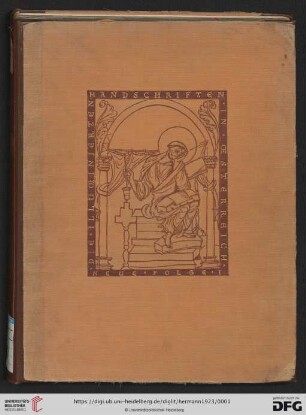 8. Band = illuminierte Handschriften Nationalbibliothek Wien 1: Beschreibendes Verzeichnis der illuminierten Handschriften in Österreich: Die frühmittelalterlichen Handschriften des Abendlandes